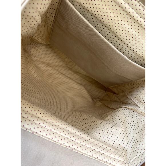 Handmade Quilted Patchwork Wood Handle Small Tote Bucket Bag - Picture 12 of 13